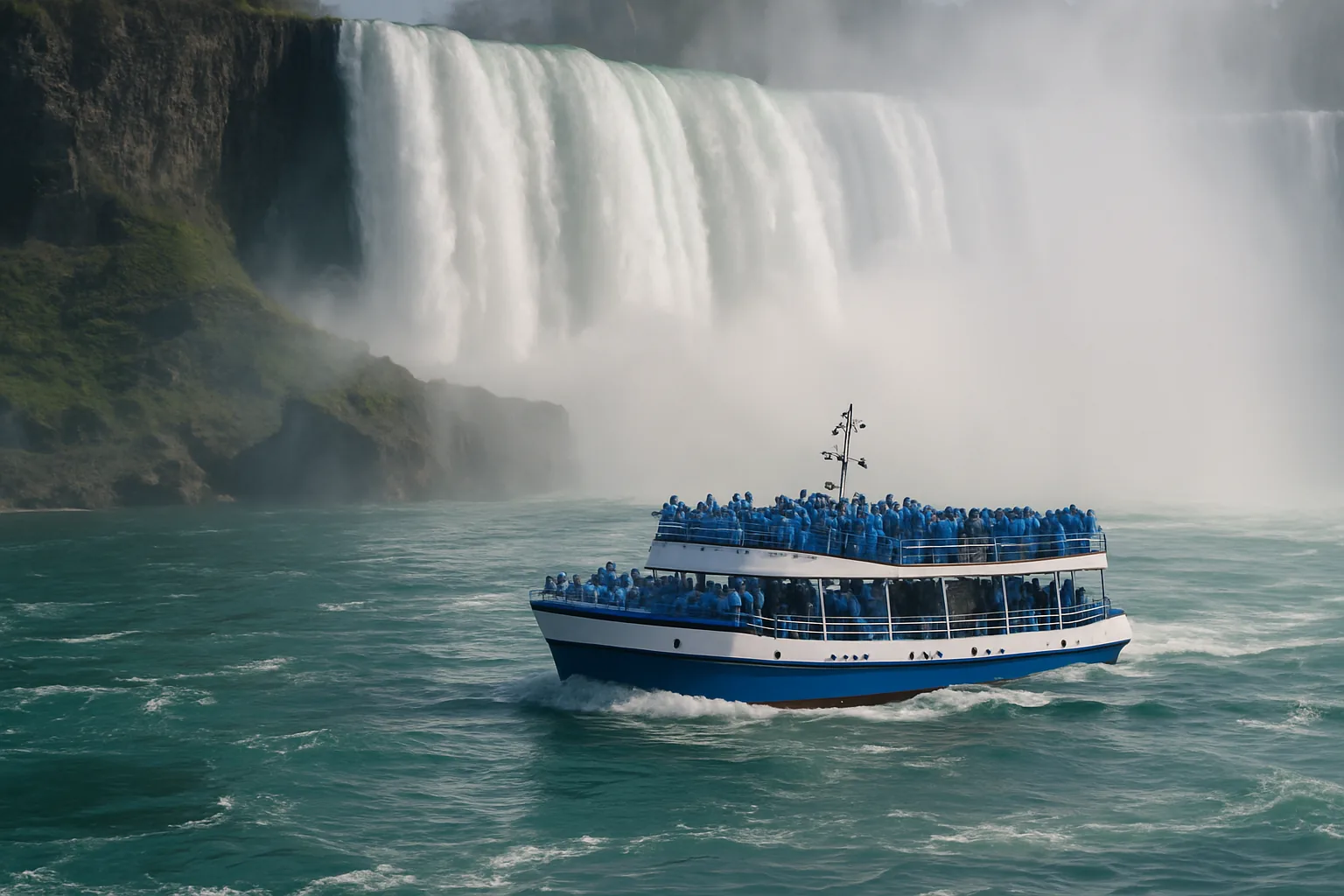 Maid of the Mist boat near Niagara Falls